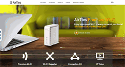 Desktop Screenshot of airties.com