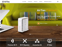 Tablet Screenshot of airties.com